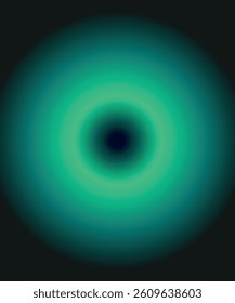 Futuristic Neon Green Light Blur Effect on Dark Background