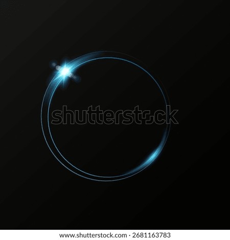 Futuristic neon portal  glowing magic circle frame, abstract round light effect, luminous vector background, digital energy swirl, sci-fi fantasy illustration