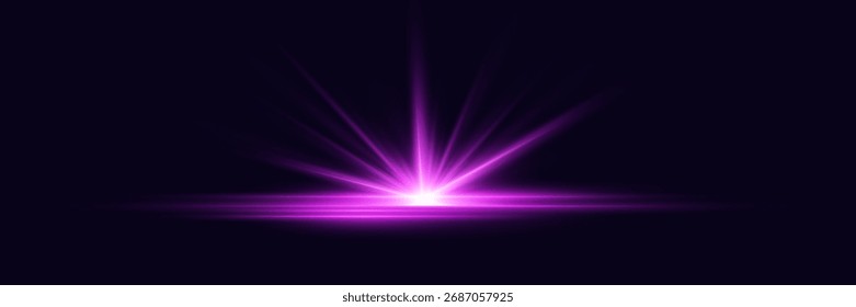 Fondo abstracto de rayos de neón futurista