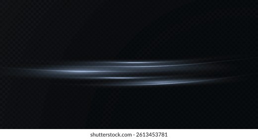 Futuristic neon wave with glowing motion and laser beam effects. Dynamic light flow, sparkles, and speed blur. PNG perfect for cyber, tech, or abstract energy designs.