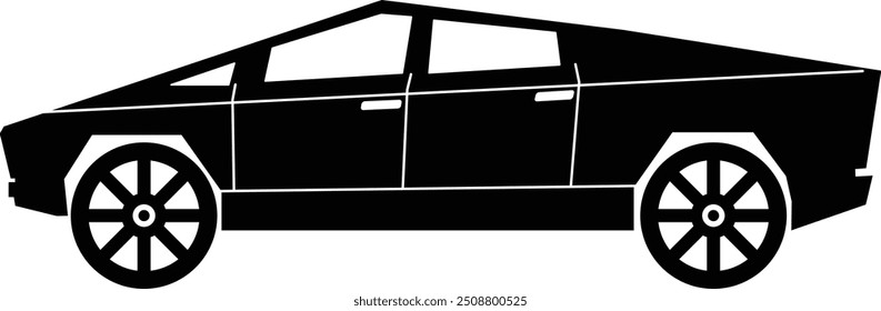 futuristic next generation car vector graphic