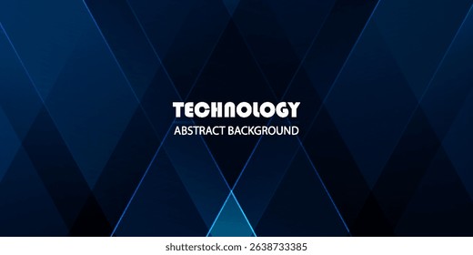 Futuristic Night Blue Light Streaks Background