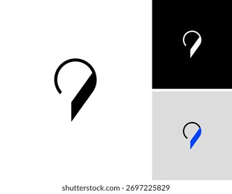 Futuristic numeral 9, conjunto de números cibernéticos digitales