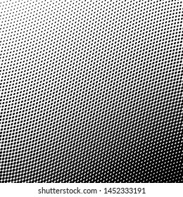 Futuristic panel. Grunge dotted backdrop with circles, dots, point. Abstract monochrome halftone pattern. Design element for web banners, posters, cards, wallpapers, sites. Black and white color