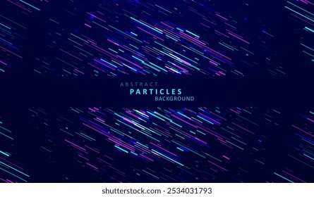 Futuristic particles wave. Abstract grid virtual reality. Graphic concept for your design