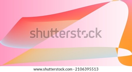 Futuristic Pastel Digital Smooth Color Gradient Mesh. Rainbow Neon Fluid Dynamic Modern Design. Shape Minimal Technology Modern Blurred Background. Pink Psychedelic Multicolor Layers Illustration.