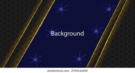 Fondo abstracto de tecnología perforada futurista con líneas brillantes de neón amarillo. Diseño de Anuncio de Vector