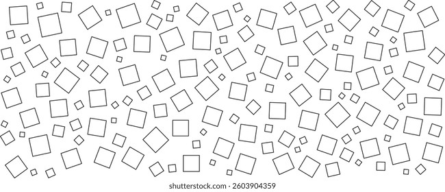 Futuristic perspective grid box. Abstract wireframe with white grid line on black background. Virtual reality landscape in 80s 90s digital style. Vector illustration.