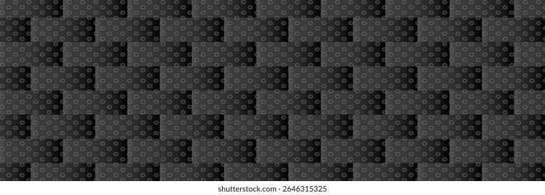 Futuristic perspective grid box. Abstract wireframe with white grid line on black background. Virtual reality landscape in 80s 90s digital style. Vector
