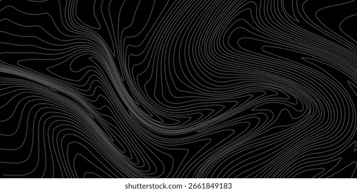 Caja de cuadrícula de perspectiva futurista. Estructura de alambre Abstractas con línea de rejilla blanca sobre fondo negro, EPS10