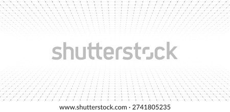 Futuristic perspective grid line background. Vector illustration