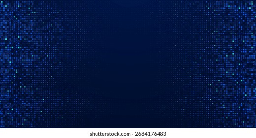 Plano de fundo empresarial abstrato de pixel futurista. Ilustração vetorial.