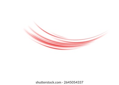 Futuristic PNG Tech Style .Abstract Neon Speed Lines and red Light Rays Vector Background, Glowing Road Motion Trails for High-Tech Design and Dynamic Digital Illustration