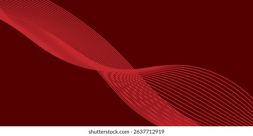 Futuristic point wave of particles. Visualization of sound waves. Technology or science banner. Abstract digital 3D wave. Vector illustration.
