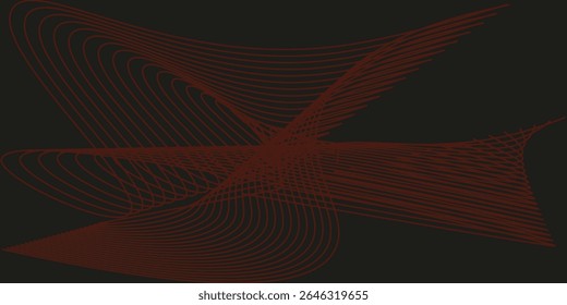 Onda de partículas futurista. Visualização de ondas sonoras. Banner de tecnologia ou ciência. Onda 3D digital abstrata. Ilustração vetorial.