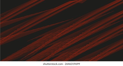 Onda de partículas futurista. Visualização de ondas sonoras. Banner de tecnologia ou ciência. Onda 3D digital abstrata. Ilustração vetorial.