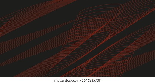 Onda de partículas futurista. Visualização de ondas sonoras. Banner de tecnologia ou ciência. Onda 3D digital abstrata. Ilustração vetorial.