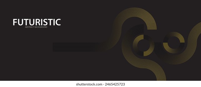 Futuristic point wave. Technology background vector. Vector illustration. lines and halftone effect. layer element vector for presentation design. Suit for business, corporate, institution, party,