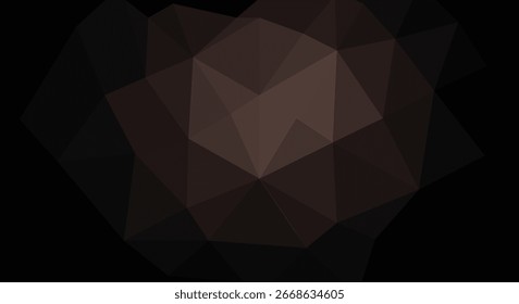 Patrón geométrico abstracto poligonal futurista con Elementos de luz y color