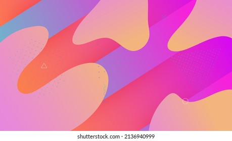 Futuristic Poster. Blue Graphic Layout. Business Illustration. Hipster Page. Tech Landing Page. Modern Element. Cool Neon Flyer. Gradient Design. Lilac Futuristic Poster
