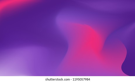 Futuristic purple, violet neon background. Fluid liquid background with dynamical colored gradient. 3d effect. Background for flyer, banner, presentation or web design