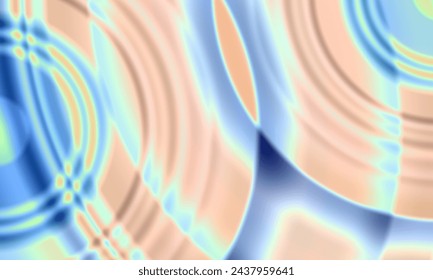 Estallido radial futurista con un gradiente de azules fríos.