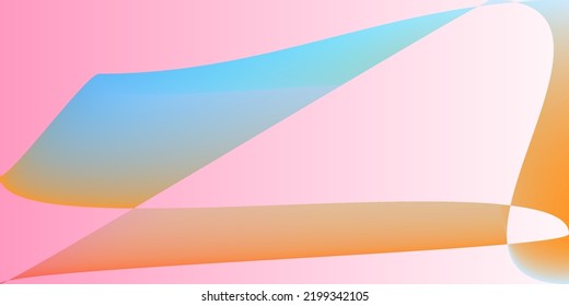 Futuristic Rainbow Digital Psychedelic Dynamic Gradient Mesh. Shape Pink Minimal Multicolor Original Background. Neon Fluid Technology Color Illustration. Layers Modern Smooth Pastel Modern Design.