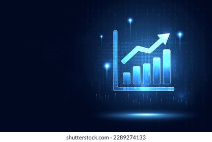 Futuristische Hub Pfeil-Diagramm digitale Transformation abstrakte Technologie Hintergrund. Big Data und Geschäftswachstum Währung Stock-und Investmentwirtschaft. Vektorgrafik