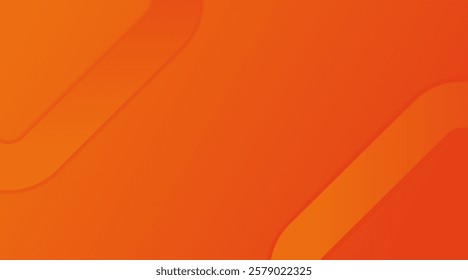 Futuristic Rectangle Rounded Circular Orange Gradient Background 
