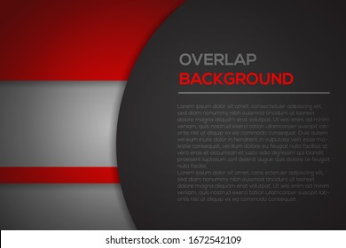 Futuristic red and black abstract background with overlap modern line bar design. Can be used for text, message website design, card, annual business report, poster template, elements for your work.