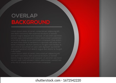 Futuristic red and black abstract background with overlap modern line bar design. Can be used for text, message website design, card, annual business report, poster template, elements for your work.