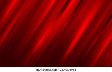 Futuristic Red diagonal stripe light on dark abstract background with copy space. Abstract Red stripe background. Memphis style for fashion. Modern technology banner ideas.Premium design. Vector EPS10