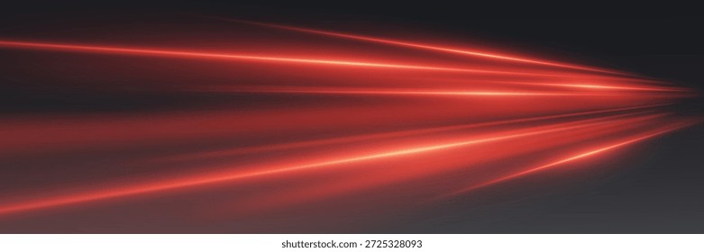 Futuristic red speed lines with glowing energy flow.