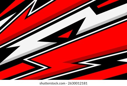 futuristic red and white color racing background