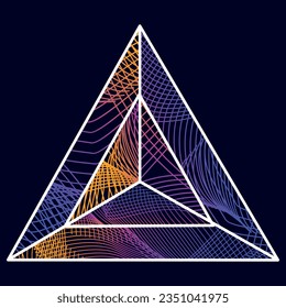 Futuristic retro elements for design. Abstract 3D figures, space satellites, surveillance cameras. Set of threshold elements. Low for a poster, banner, business card, sticker