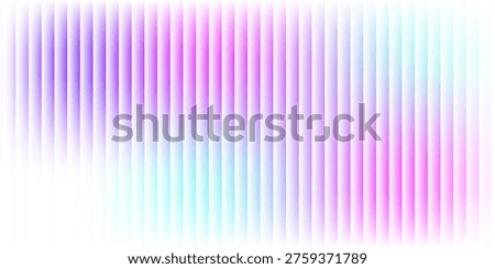 Futuristic ribbed glass gradient texture. Abstract vertical stripe background