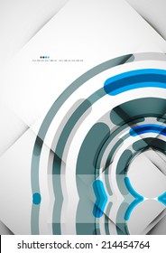Futuristic rings technology abstract modern abstract background