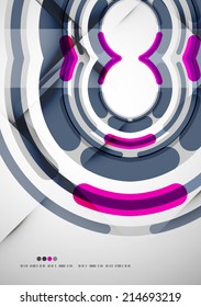 Futuristic rings technology abstract modern abstract background Futuristic rings technology abstract modern abstract background