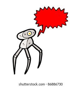 futuristic robot cartoon