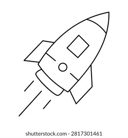 Futuristic rocket craft exploring deep universe