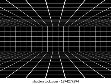 futuristic room illustration