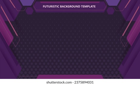 Futuristic Sci fi Background User Interface Template, HUD frame design, Technology abstract background