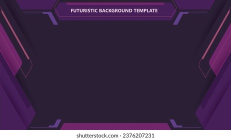 Futuristic Sci fi Background User Interface Template, HUD frame design, Technology abstract background