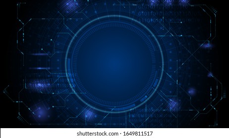 futuristic sci fi cyber digital tech design concept pattern background eps 10 vector