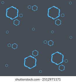 Futuristic Sci Fi Hexagon Abstract Background Vector Design
