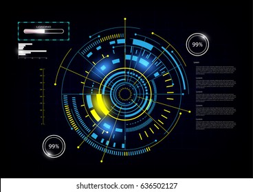 fondo del concepto de ciencia ficción de alta tecnología futurista