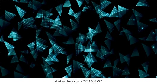 Antecedentes de investigación científica futurista con conexiones neuronales azules brillantes. arte moderno