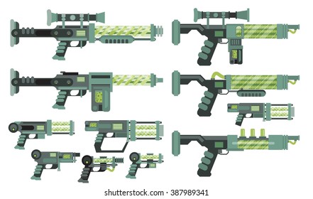 Futuristic Sci-Fi weapons