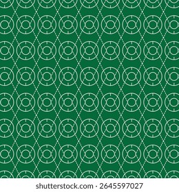 Futuristic Seamless Circle Grid Pattern – Minimal Blue Tech Design on Black Background