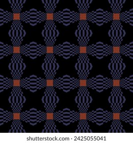 Futuristic Seamless Pattern. Y2k Background